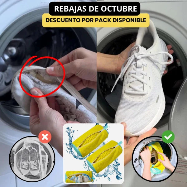 Bolsa de lavado para zapatillas | Protectora y antigolpes